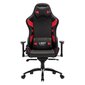 Spēļu krēsls L33T Gaming Elite V4, melns/sarkans cena un informācija | Biroja krēsli | 220.lv