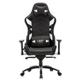 Spēļu krēsls L33T Gaming Elite V4, melns/balts