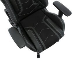 Spēļu krēsls L33T Gaming Energy, melns цена и информация | Biroja krēsli | 220.lv