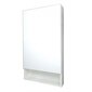 Sienas skapītis ar spoguli 05003 E50, balts cena un informācija | Vannas istabas skapīši | 220.lv