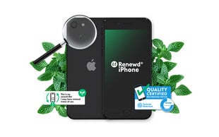 Renewd® iPhone SE 2020 64GB Black цена и информация | Мобильные телефоны | 220.lv