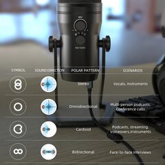 Проводной микрофон Fifine K690 USB цена и информация | Микрофоны | 220.lv
