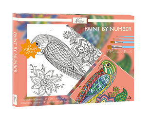 Набор для рисования по номерам Nassau, Попугай (Parrot), 40x50 см цена и информация | Живопись по номерам | 220.lv