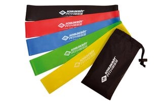 Набор резиновых эспандеров Schildkrot Mini Resistance Bands, 5 шт. цена и информация | Фитнес-резинки, гимнастические кольца | 220.lv