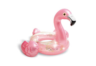 Надувной круг Intex Glitter Flamingo, 99x89x71 см цена и информация | Надувные и пляжные товары | 220.lv