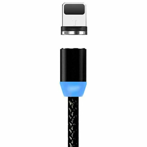 USB kabelis Magnetic microUSB magnētisks 1.0m melns цена и информация | Savienotājkabeļi | 220.lv