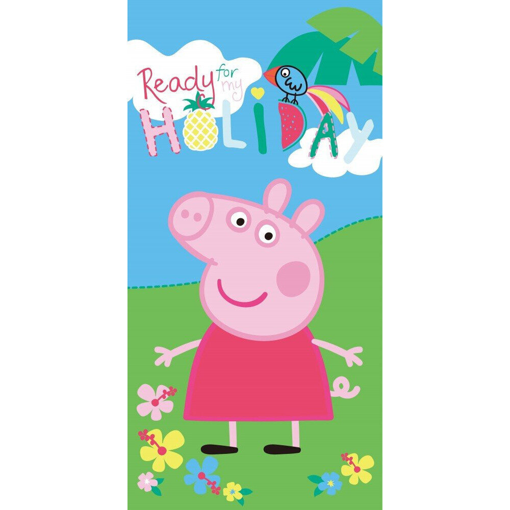 Bērnu dvielis Peppa Pig, 70x140cm цена и информация | Dvieļi | 220.lv