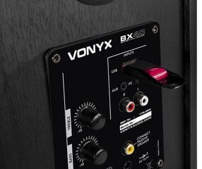 Vonyx Активные студийные мониторы BX40 (пара) 4 дюйма, USB BT цена и информация | Колонки | 220.lv