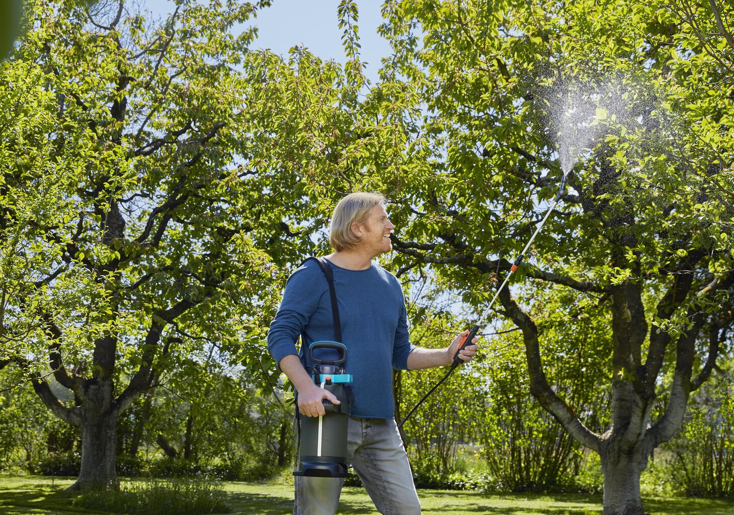 Spiediena smidzinātājs Gardena EasyPump, 5 l cena un informācija | Laistīšanas sistēmas | 220.lv