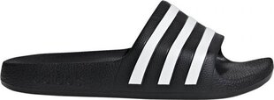 Pludmales čības bērniem Adidas Adilette Aqua K Jr F35556, melnas цена и информация | Детская обувь для плавания | 220.lv