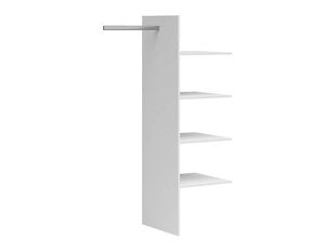 Стенка с полками для шкафов BRW Assen, белая цена и информация | Другие принадлежности для мебели | 220.lv