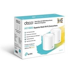 Wireless Router|TP-LINK|Wireless Router|2-pack|1800 Mbps|Mesh|IEEE 802.11a|IEEE 802.11n|IEEE 802.11ac|IEEE 802.11ax|DECOX20(2-PACK) cena un informācija | Rūteri (maršrutētāji) | 220.lv