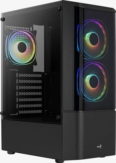 Aerocool Quantum v2 TG ATX cena un informācija | Datoru korpusi | 220.lv