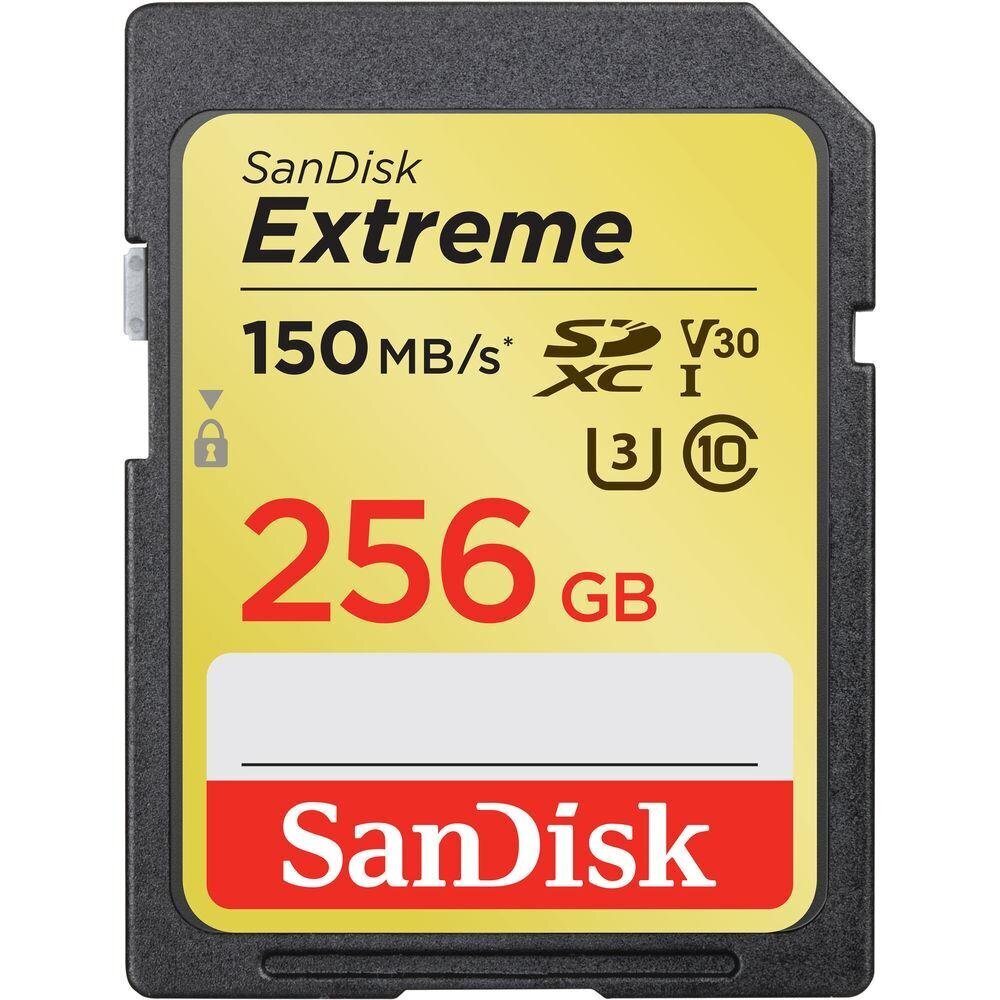 SanDisk Extreme SDXC Card, 256GB cena un informācija | Atmiņas kartes fotokamerām | 220.lv