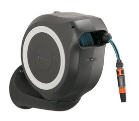 Настенная автоматическая катушка для шланга Gardena RollUp M цена и информация | Оборудование для полива | 220.lv