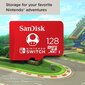 SanDisk microSDXC 128GB, paredzēts Nintendo Switch cena un informācija | Atmiņas kartes fotokamerām | 220.lv