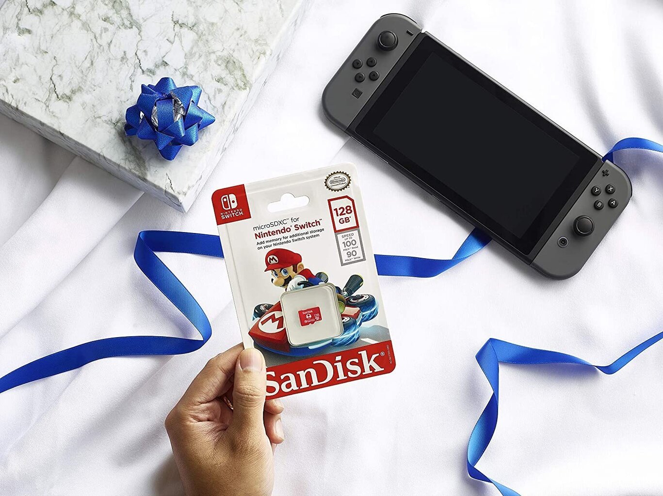 Карта памяти SanDisk microSDXC 128GB для Nintendo Switch, Hе указано цена |  220.lv