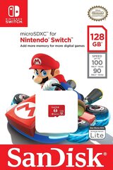 SanDisk microSDXC 128GB, paredzēts Nintendo Switch cena un informācija | Atmiņas kartes fotokamerām | 220.lv