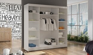 Шкаф ADRK Furniture Terecia, черный/белый цена и информация | Шкафы | 220.lv