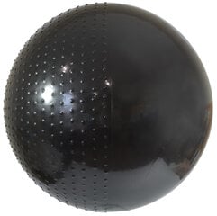 Гимнастика мяч с насосом Eb Fit 75см, черный цена и информация | Гимнастические мячи | 220.lv