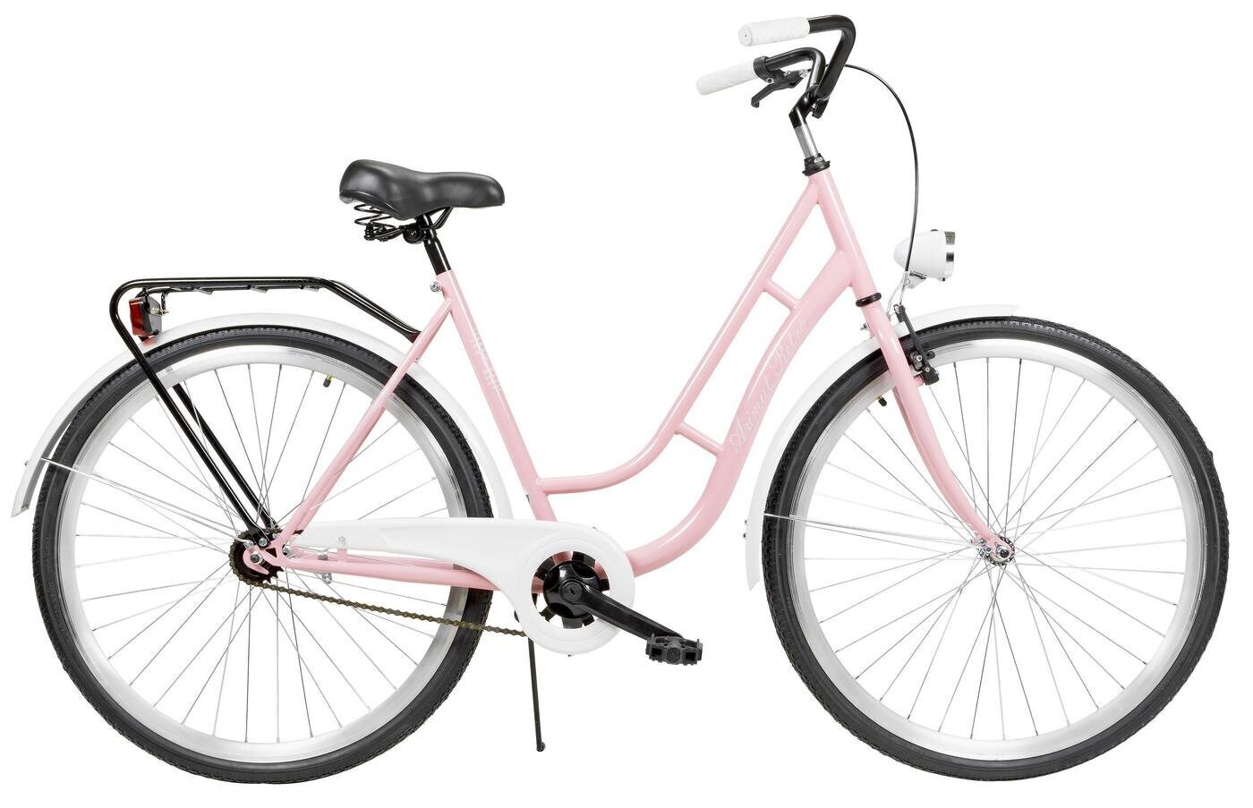 Pilsētas velosipēds AZIMUT Retro 28" 2021, rozā cena un informācija | Velosipēdi | 220.lv