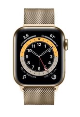 Apple Watch Series 6 40мм Gold Stainless Steel/Gold Milanese Loop цена и информация | Смарт-часы (smartwatch) | 220.lv