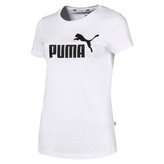 T krekls sievietēm Puma ESS Logo White cena un informācija | T-krekli sievietēm | 220.lv