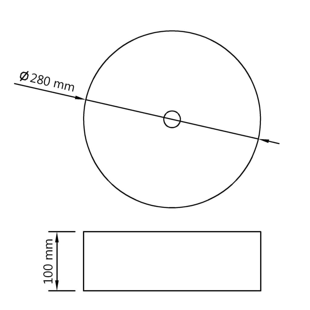 Izlietne 280x100, sudrabaina cena un informācija | Izlietnes | 220.lv