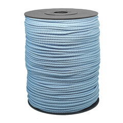 Веревка для вязания 4 мм. цвет светло синий(Нр. 24) 200 м. цена и информация | Принадлежности для вязания крючком | 220.lv