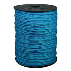 Aukla tamborēšanai 4 mm. krāsa spilgti zila (Nr. 34) 200 m. cena un informācija | Tamborēšana | 220.lv