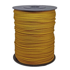 Веревка для вязания 4 мм. цвет горчичный(Нр. 43) 200 м. цена и информация | Tamborēšana | 220.lv
