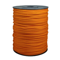Aukla tamborēšanai 4 mm. krāsa oranža (Nr. 42) 200 m. cena un informācija | Tamborēšana | 220.lv