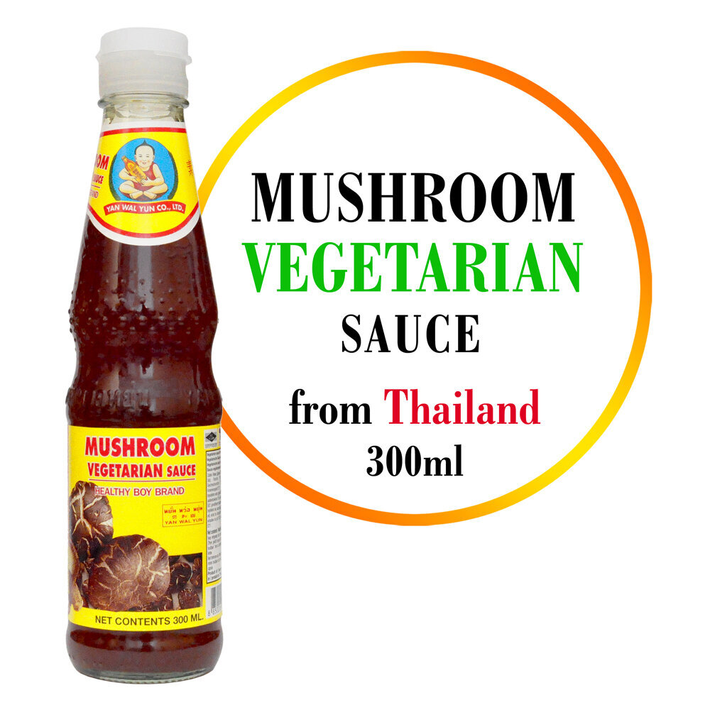 Veģetāra sēņu mērce, Mushroom vegetarian sauce, Healty Boy Brand, 300ml цена и информация | Mērces | 220.lv