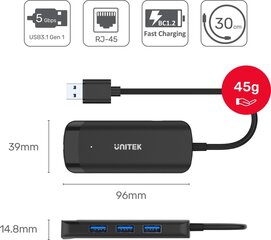 Unitek H1111A cena un informācija | Adapteri un USB centrmezgli | 220.lv