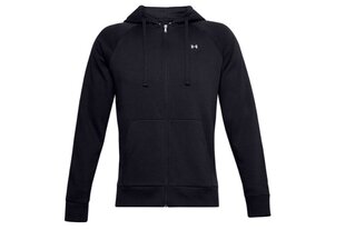 Vīriešu džemperis Under Armour Under Armour Rival Fleece FZ Hoodie 1357111-001, melns cena un informācija | Vīriešu jakas | 220.lv