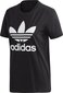 Krekls sievietēm Adidas Trefoil Tee Bl FM3311, melns цена и информация | T-krekli sievietēm | 220.lv
