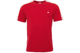 Спортивная футболка для мужчин Kappa Hanno T-Shirt 308011-19-1863, красная цена и информация | Мужская спортивная одежда | 220.lv