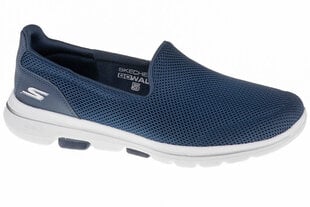 Повседневная обувь женская Skechers Go Walk 5 15901-NVW, синяя цена и информация | Спортивная обувь, кроссовки для женщин | 220.lv