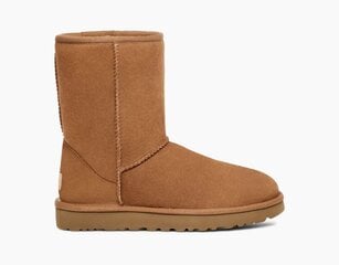 UGG sieviešu zābaki Classic Short II 1016223, brūni цена и информация | Женские сапоги | 220.lv