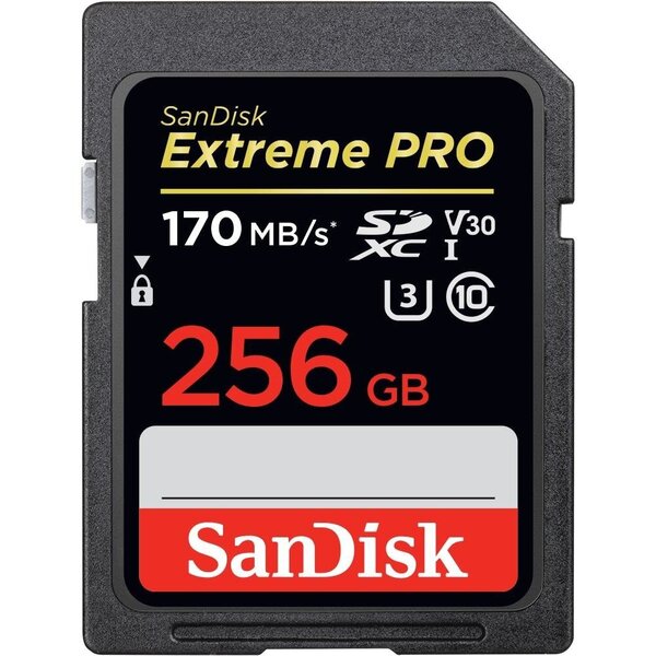Class 10, UHS-I U3 SanDisk Extreme Pro SDXC, 256GB цена | 220.lv