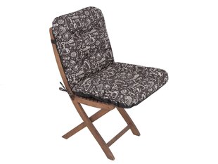 Подушка для стула Hobbygarden Natalia Coffee Brown 48см, коричневая цена и информация | Подушки, наволочки, чехлы | 220.lv