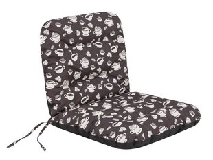 Подушка для стула Hobbygarden Natalia Chocolate 48см, коричневая цена и информация | Подушки, наволочки, чехлы | 220.lv