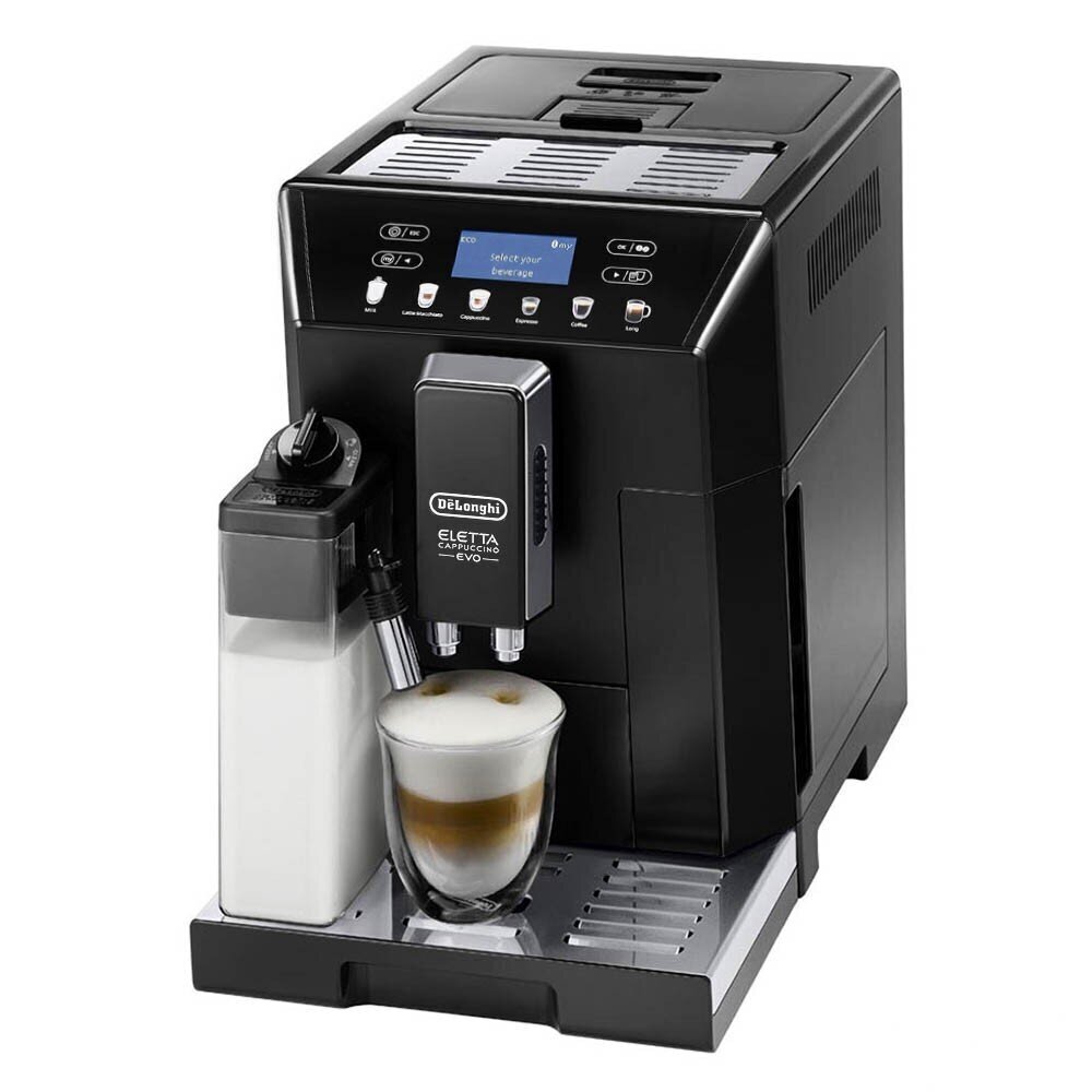 Delonghi Eletta Cappuccino Evo ECAM46.860.B cena un informācija | Kafijas automāti | 220.lv