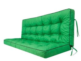 Подушка для качелей HobbyGarden Pola 120 см, зеленая цена и информация | Подушки, наволочки, чехлы | 220.lv