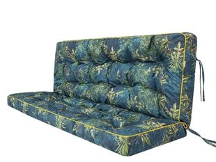 Spilvens šūpolēm HobbyGarden Pola 150 cm, zils/zaļš cena un informācija | Krēslu paliktņi | 220.lv