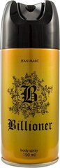 Спрей дезодорант Jean Marc Billioner для мужчин, 150 мл цена и информация | Мужская парфюмированная косметика | 220.lv