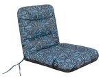 Подушка для стула Hobbygarden Natalia 48см, коричневая/синяя