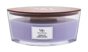 WoodWick aromātiska svece Lavender Spa, 453,6 g cena un informācija | Sveces un svečturi | 220.lv