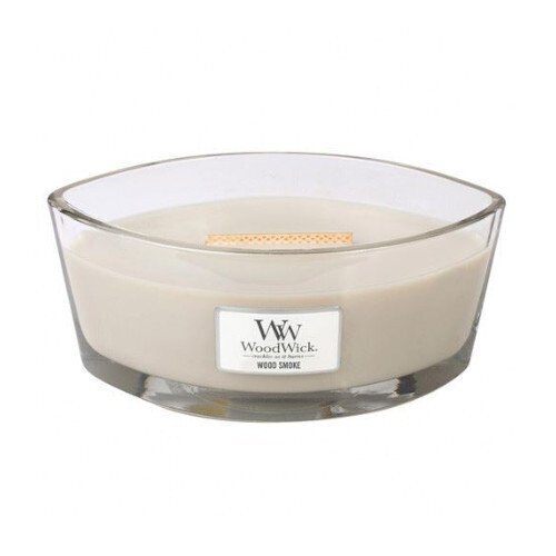 Aromātiskā svece WoodWick Wood Smoke, 453,6 g cena un informācija | Sveces un svečturi | 220.lv