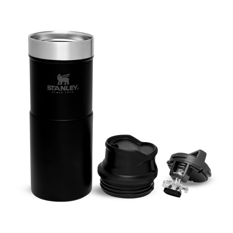 Termokrūze The Trigger-Action Travel Mug Classic 0,35L matēti melna цена и информация | Termosi, termokrūzes | 220.lv